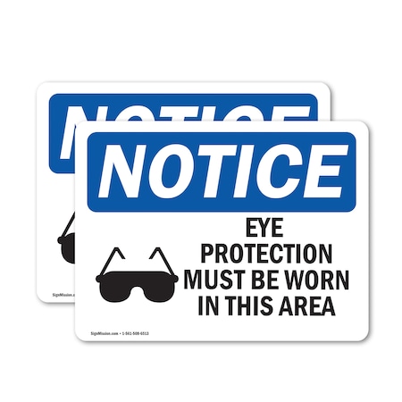 Signmission 18 in Height, 24 in Width, Vinyl Decal, Rectangle OS-2PACK-NS-D-1824-L-12324